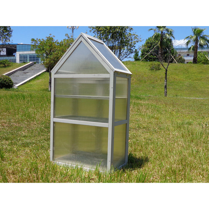 Mini serre d'intérieur pour l'entretien des plantes - Tablettes et panneaux réglables compacts, supports muraux, bois humide et bois