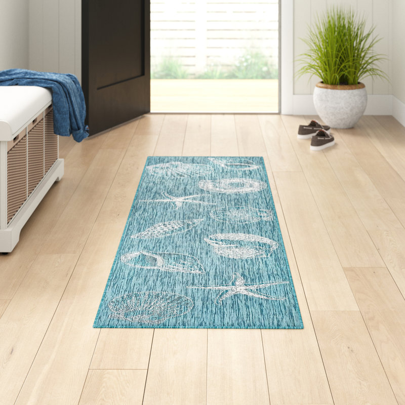 Ashwin Machine Woven Indoor / Outdoor Area Rug, Runner 1'11" x 4'11"