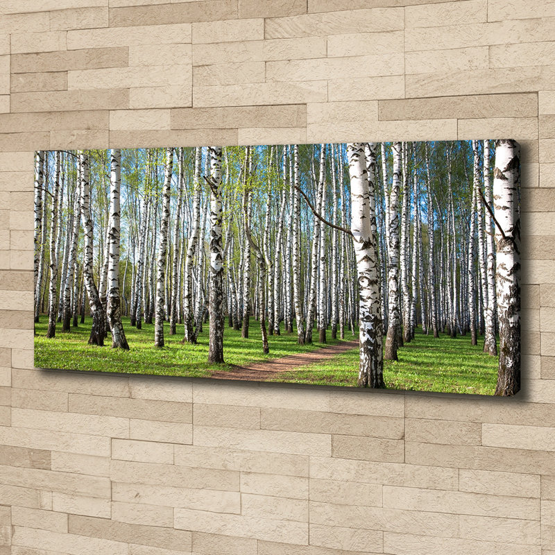 Birch Forest - Wrapped Canvas Print