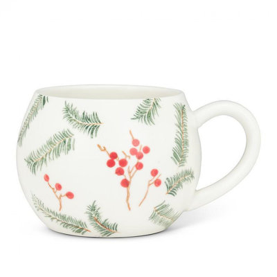 Grande tasse en pin et baies