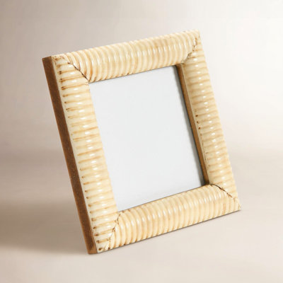 Ofra Bone 4" x 4" Picture Frame