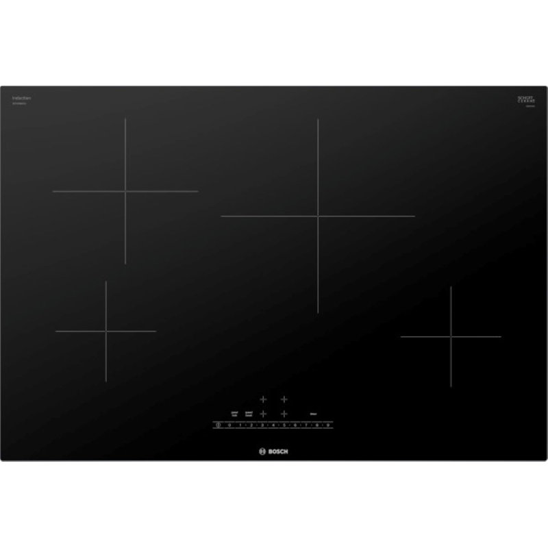 30'' Black Frameless Built-In Induction Cooktop with 4 Elements
