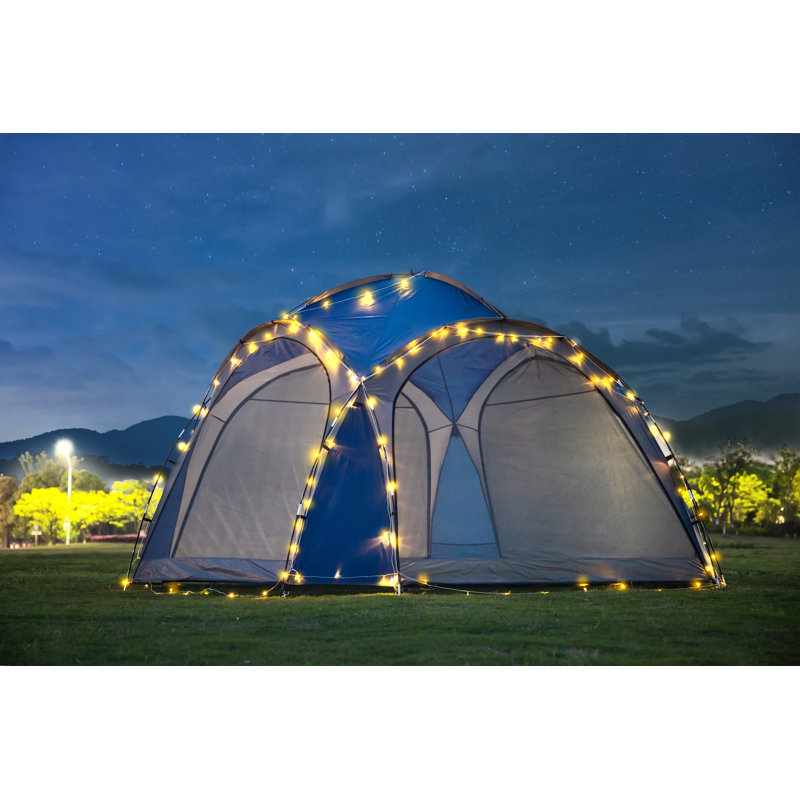 Douthett 3.5m x 3.5m Metal Patio Gazebo, Navy