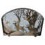 Deer on the Loose Single Panel Fireplace Screen