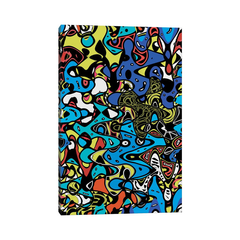 Psychedelic Renaissance by Barruf - Wrapped Canvas Gallery-Wrapped Canvas Giclée, 30.48 cm H x 45.72 cm W