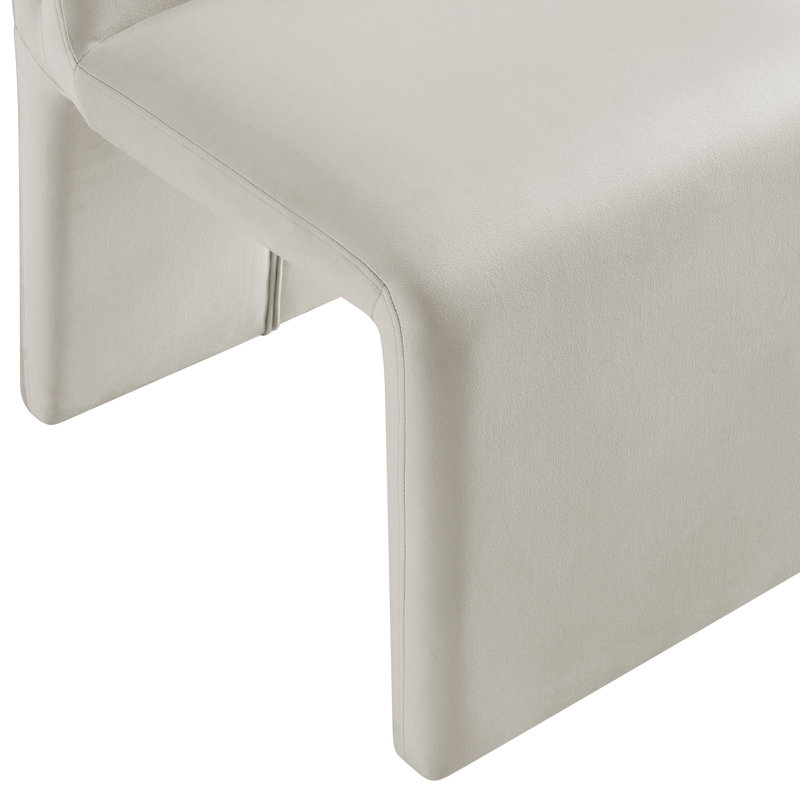Chaise d'appoint de salle à manger Emory, Albâtre