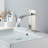 Single Hole Waterfall Bathroom Faucet With Deck Plate With Drain-86181281