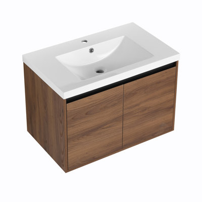 Meuble-lavabo de 30 po avec lavabo de comptoir en résine