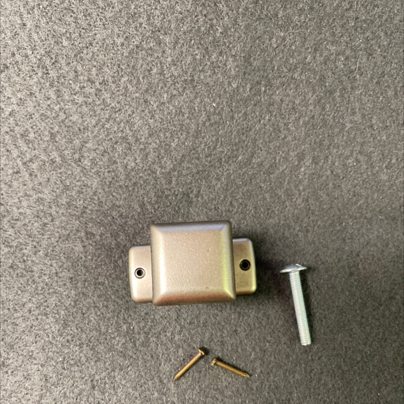 (Paquet de 5) Poignée carrée de 1 pouce avec contreplaque en fer vieilli