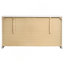 Commode et commode blanches ultrabrillantes