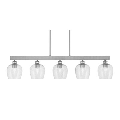 Bar 5 lumières Edge avec verre à bulles 6 po Edge