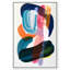 Oliver Gal Radiant Interplay Abstract - Hand-Applied Glass Coat Framed Canvas Art-696024851-696024859