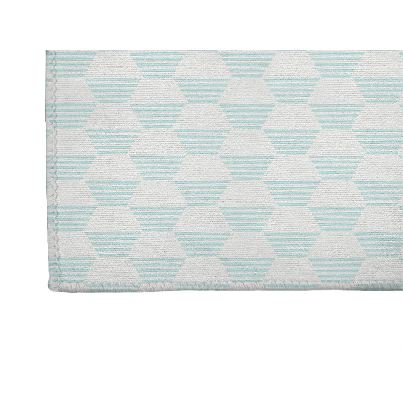 Hexaline Non-Slip Outdoor Rug, Rectangle 4' x 6'