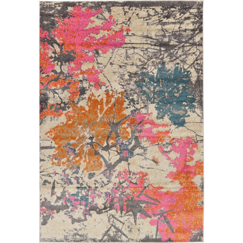 Oriental Indoor Rug, Rectangle 6' x 9'