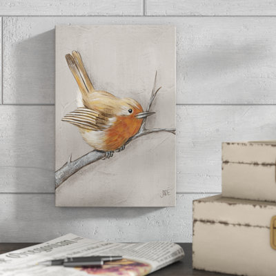 «Winter Bird II», peinture sur toile