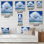 Beach Clouds II - Horloge murale traditionnelle-1374976606
