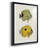 Yellow & Grey Fish III - Matted and Framed Under Glass, Large Living Room Wall Art-392482169-392482168