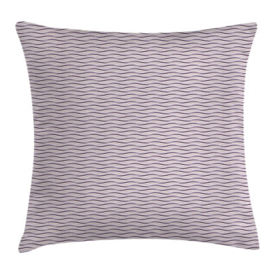 Sea Waves Inspired Artsy Square Pillow Cover