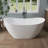 Tidal 60'' Acrylic Freestanding Tub Freestanding Soaking Bathtub-128514567