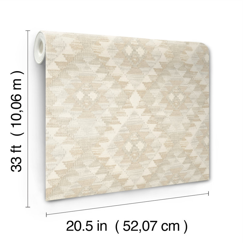 Papier peint saphir Montana, Beige