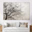 Minimalisme arbre blanc pin rêve I - ensemble d'art mural pin arbre-432356705-432356707