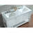 Babineaux 60'' Double Bathroom Vanity with Marble Top