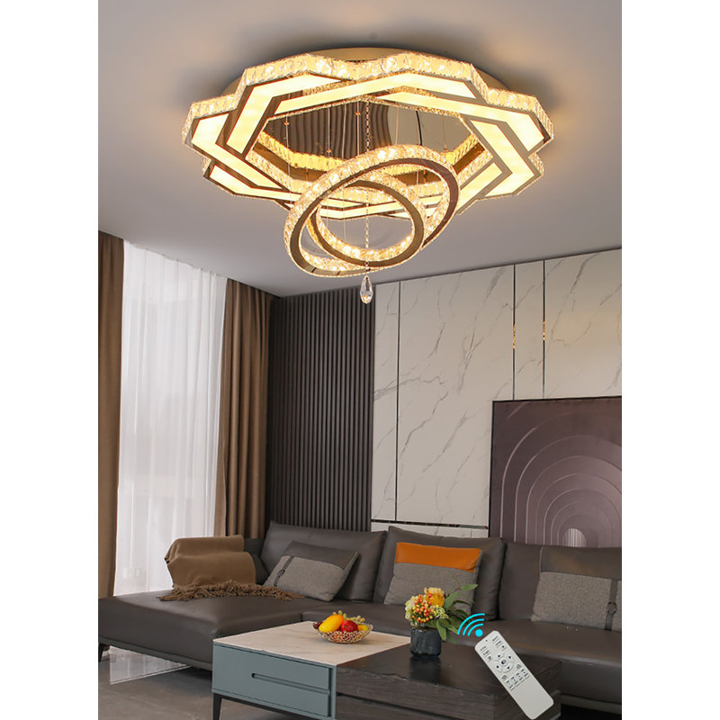 Éclairage à DEL à intensité variable de 3000 po à 6 000 K pour le lustre du plafond de la chambre D24