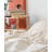 Premium 100% Cotton Ranforce Single Quilt Cover Set, Beige & White | Duvet Cover 53.1 x 78.7 inches & 1 Pillowcase 31.5 x 31.5 inches | Yarn Dyed & Garment Wash, Machine Washable, Soft & Breathable for Ultimate Comfort-120766392-120766393