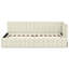 Corner Bed Frame With Headboard Velvet-965125392