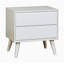 Chevet 2 tiroirs mid-century Ian-121431246