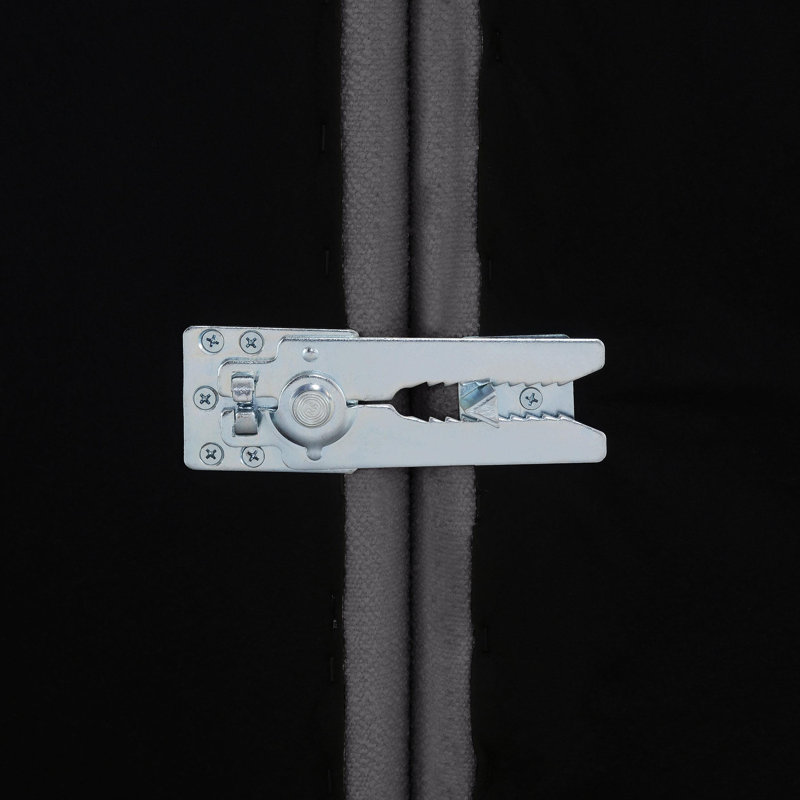 Canapé modulaire rembourré 5 pièces Beatriz, Boucle grise