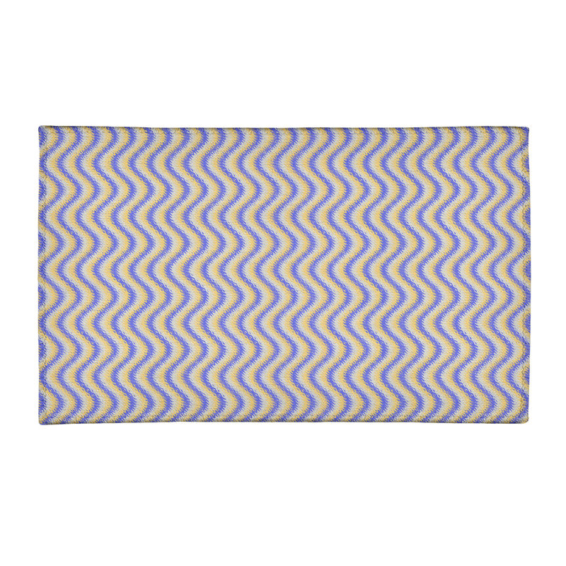 Chenille Striped Indoor Rug, Rectangle 2' x 3'