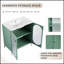 Meuble-lavabo autoportant de 30 pouces avec lavabo, porte en acrylique durable et pieds réglables pour un confort et une protection accrus.-265522665
