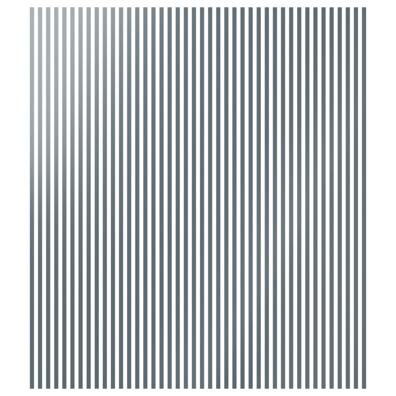 Adjustable Acrylic Slat Wall Panel Kit, 94" H x 42" W, Dark Grey