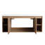 Meuble-lavabo mural 48 po avec lavabo double, charnière de porte à fermeture en douceur