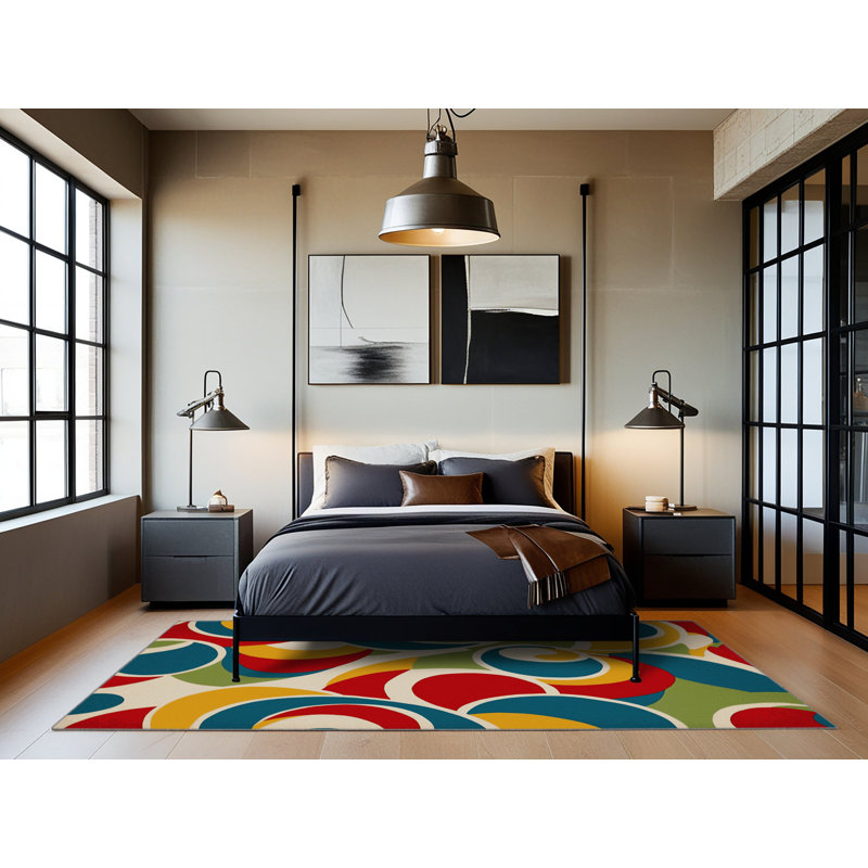Spirited Glow Rug, Round 3'
