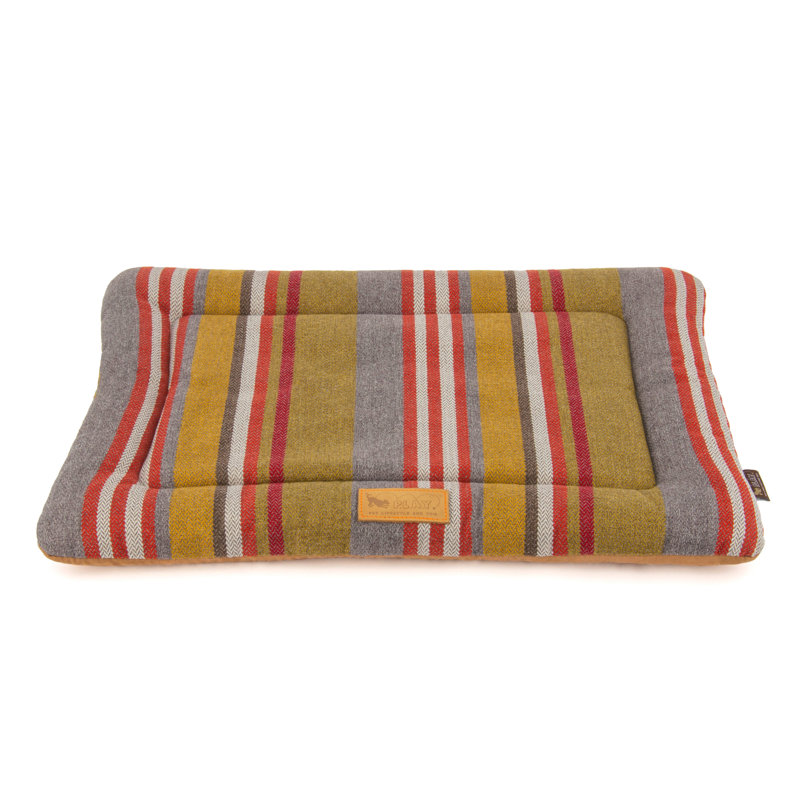 Horizon Collection Striped Washable Pet Bed, Extra Large (1.9" H x 42" W x 28" D)
