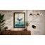 Whale Tail Rising Coastal 1 Piece Single Picture Frame Wall Art-136657484-136657487