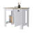 1-Door Kitchen Island With Open Shelf