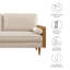 Kellan Performance Velvet Sofa In Walnut Alabaster-105770603-105770599-105770606