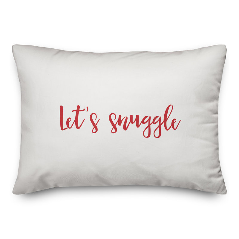 Throw Pillow, Red/White