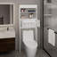 Armoire au-dessus de la toilette Madrid, double porte, deux tablettes