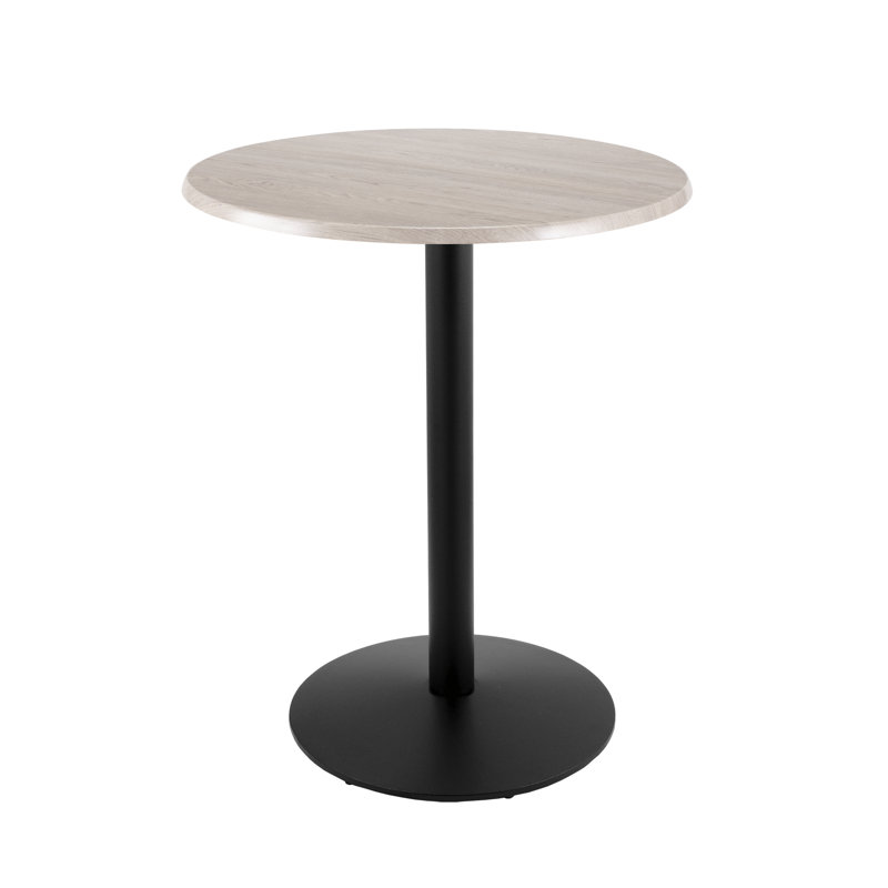 Table de bar d'intérieur / d'extérieur Dicule, Bois de frêne blanc, L 30 po x l 30 po