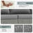 6-Person All-Weather Rattan Sofa Set, Outdoor Seating Group with Cushions & Glass Table-1590631758
