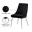 Chaise rembourrée en velours Karina-362924544-362924570