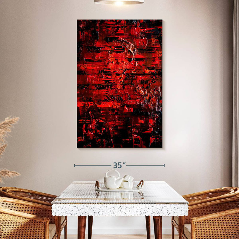 Avery Crimson Royalty, 51" H x 34" W