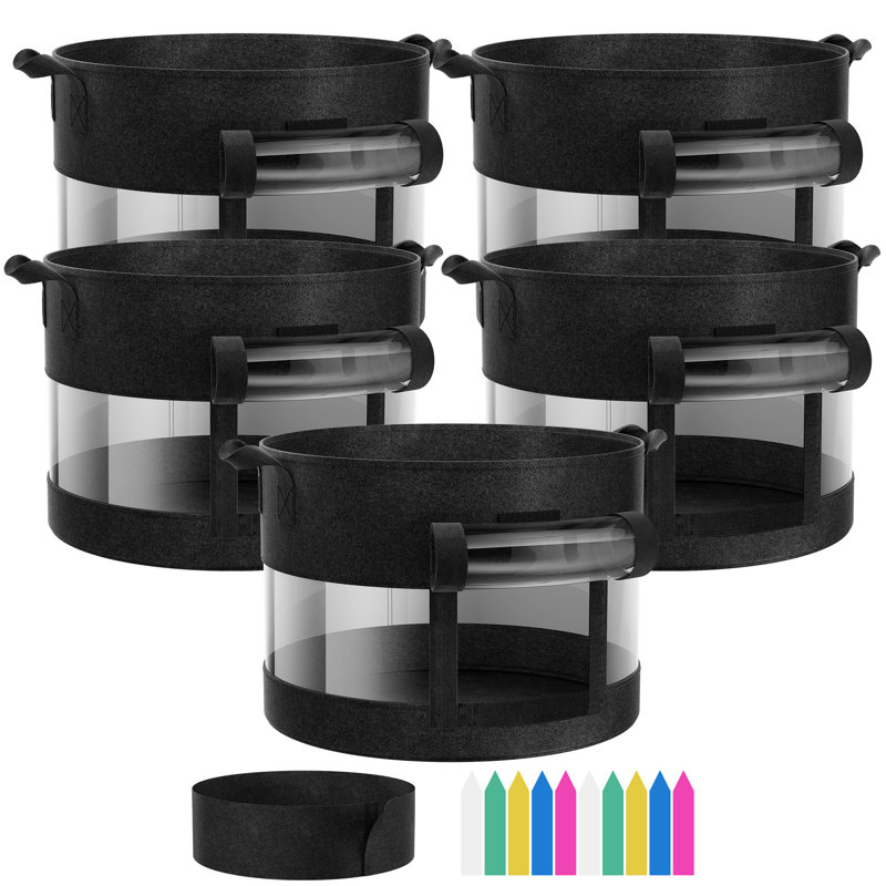 Sac de culture en tissu non tissé 10 gallons (paquet de 5), Paquet de 5