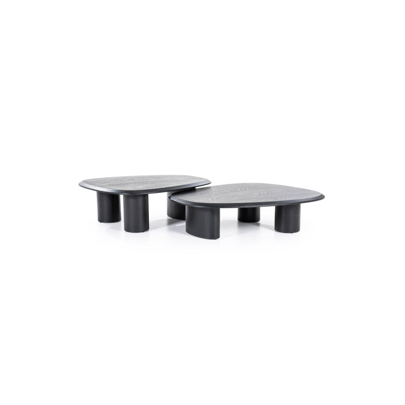 Solid Wood Coffee Table, 13" H x 38" L x 31" W 