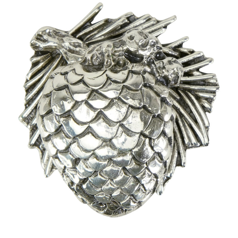 ARTS & CRAFT PINECONE KNOB, Silver