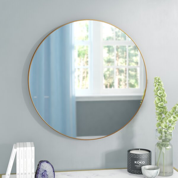 Mercer41 Chanya Metal Round Wall Mirror & Reviews | Wayfair